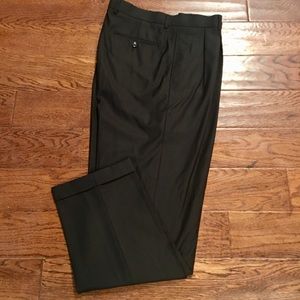 Men’s black dress slacks
